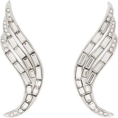 Обеци Jil Sander Jil Sander Crystal Wing Earrings Металик | J12VG0299_P5050, 0