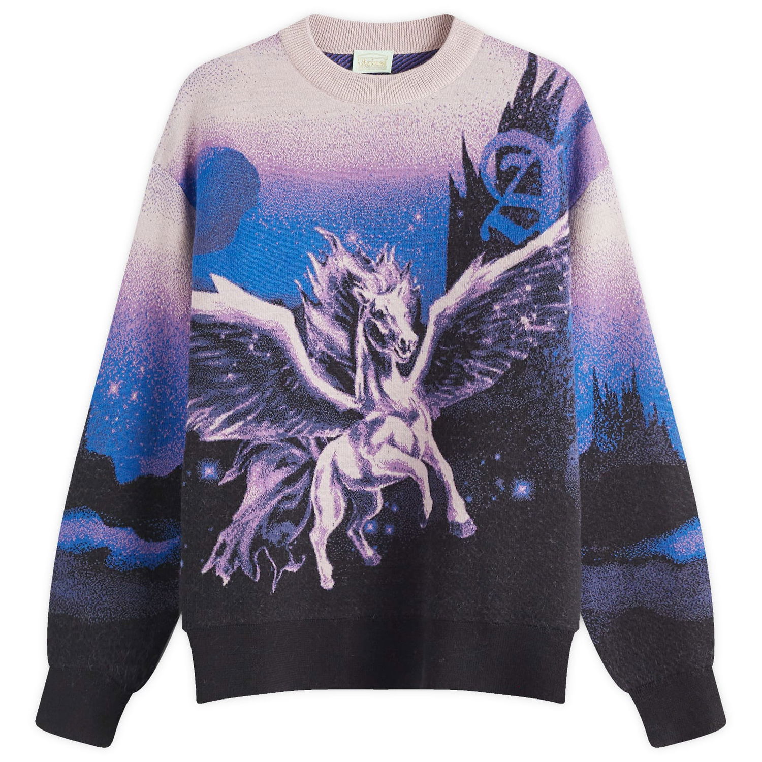 Пуловер Aries Pegasus Crew Knit Sweatshirt Многоцветен | AR20040-PPL, 0