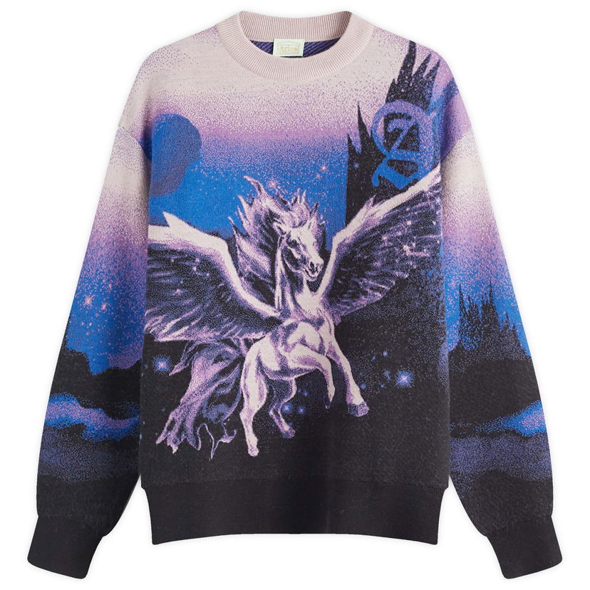 Пуловер Aries Pegasus Crew Knit Sweatshirt Многоцветен | AR20040-PPL