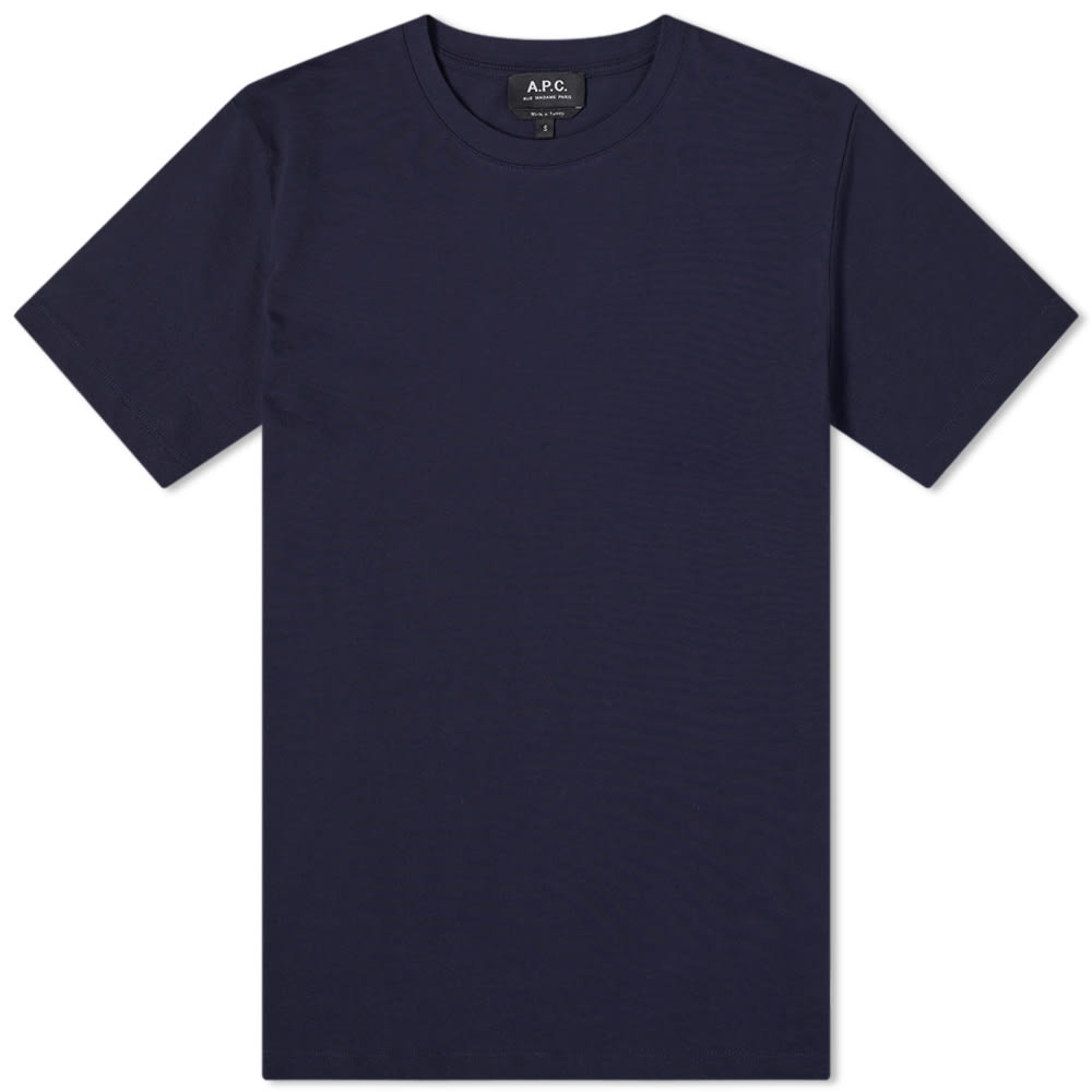 Тениска A.P.C. Jimmy Tee Тъмно синьо | COBQX-H26504-IAK, 0