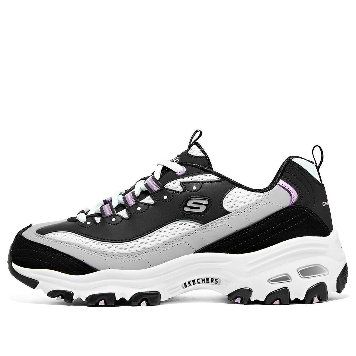Кецове и обувки Skechers D'LITES 1.0 Сиво | 896209-BKPR, 0