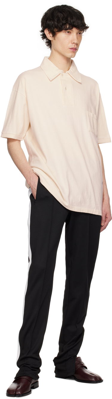 Поло тениска Maison Margiela Maison Margiela Printed Polo Бежово | S50GL0060 M20061, 3