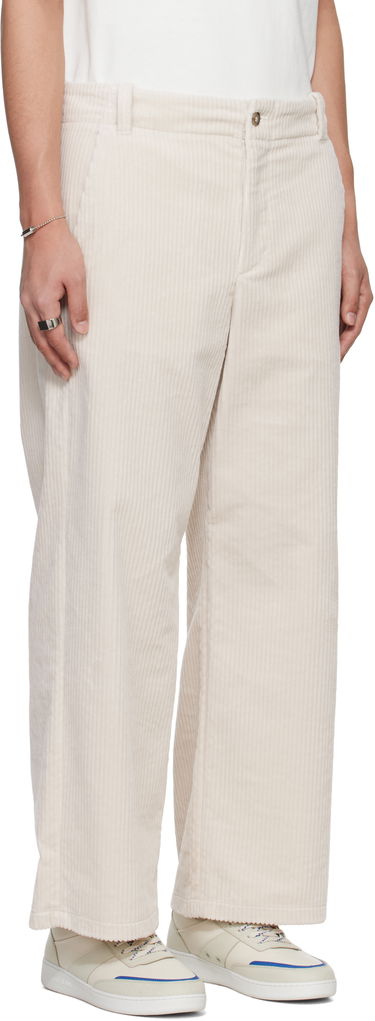 Панталони A.P.C. A.P.C. River Corduroy Wide-Leg Pants Бежово | COHDW-H08470, 1