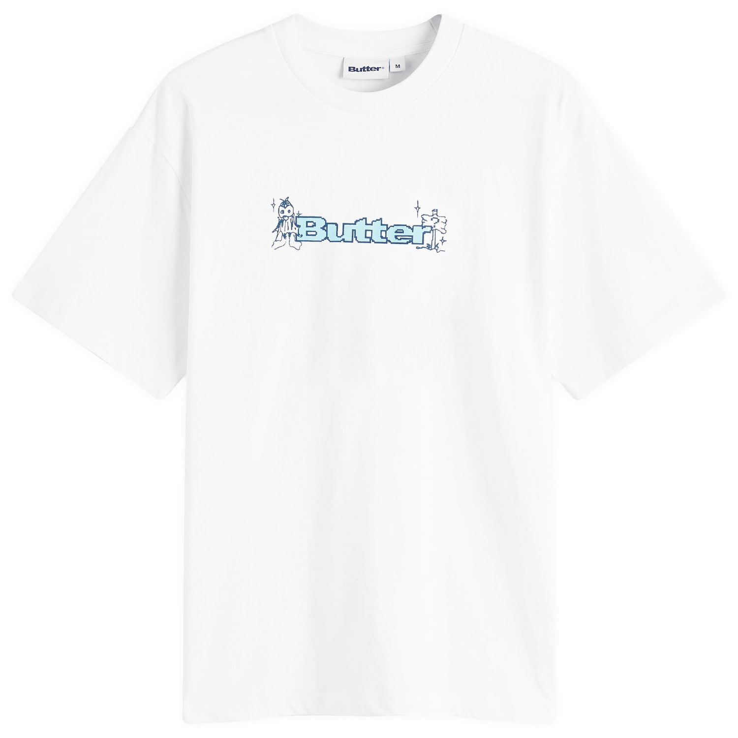 Тениска Butter Goods Quest Logo Graphic T-Shirt Бяло | BGQ4240015-WHT, 0