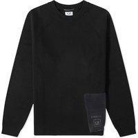 Пуловер C.P. Company Double Mixed Pocket Crewneck Черно | 15CLKN020A-006599A-999, 1