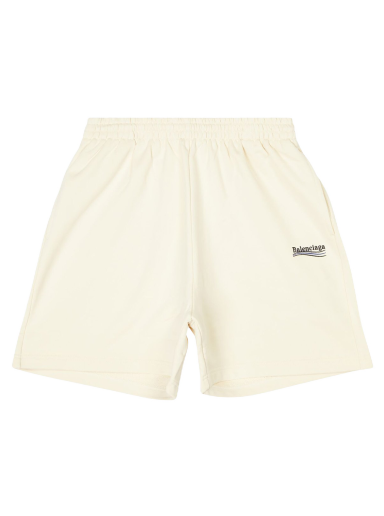 Къси панталони Balenciaga Political Campaign Large Fit Sweat Shorts Бежово | 676137TKVI90896 / 676137TKVI98962
