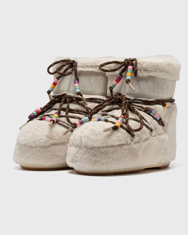 Кецове и обувки Moon Boot Faux Fur Beads Boots Бежово | 80D1409470-L002, 1