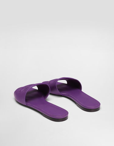 Аксесоари Dolce & Gabbana Dolce & Gabbana Calfskin Slides Лилаво | CQ0436AY3298H438, 2