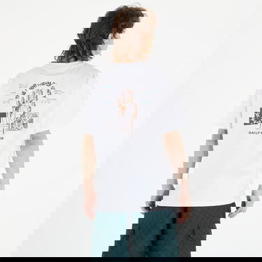 Тениска DAILY PAPER Identity Short Sleeve T-Shirt Бяло | 2411063, 1