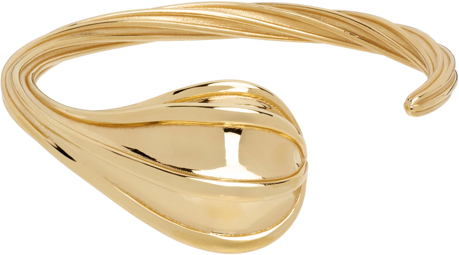Гривна Bottega Veneta Bottega Veneta Gold Drop Cuff Bracelet Жълто | 838149 VAHU0, 0