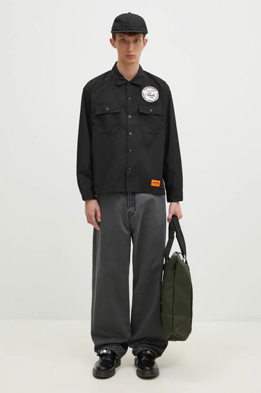 Риза Neighborhood NEIGHBORHOOD Classic Work Shirt Черно | 242TSNH.SHM01, 4