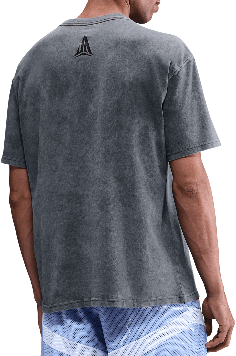 Тениска Nike Ja Max90 Head Loose Basketball Short Sleeve T-Shirt Сиво | HJ3428-010