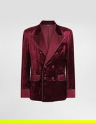 Double-breasted Velvet Jacket