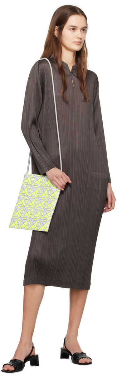 Чанта през рамо BAO BAO ISSEY MIYAKE BAO BAO ISSEY MIYAKE Geometric Pattern Crossbody Bag Жълто | BB46AG801, 3
