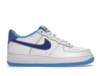 Кецове и обувки Nike Air Force 1 S50 "White University Blue" GS Бяло | DB1560-100, 0