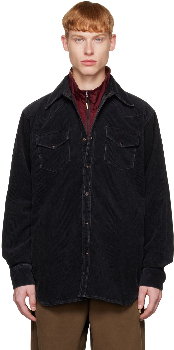 Риза Acne Studios Button-Up Shirt Черно | BB0463-, 0