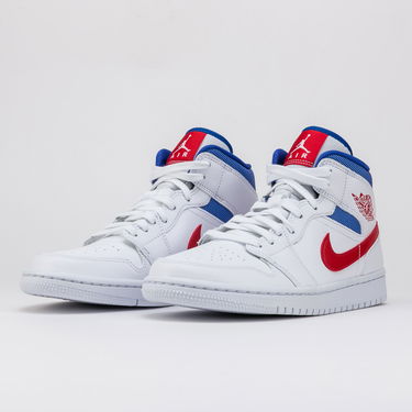 Кецове и обувки Jordan Jordan WMNS 1 Mid Бяло | BQ6472-164, 1