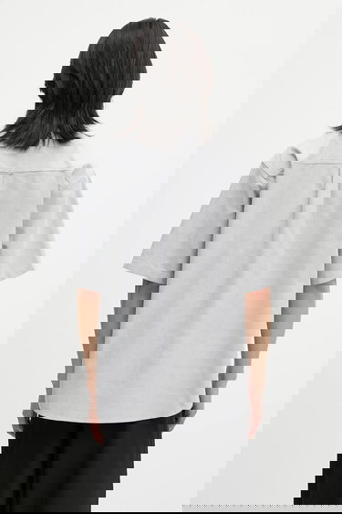 Риза Carhartt WIP Braxton Short Sleeve Button-Down Relaxed Fit Shirt Сиво | I031454.2V3XX, 2