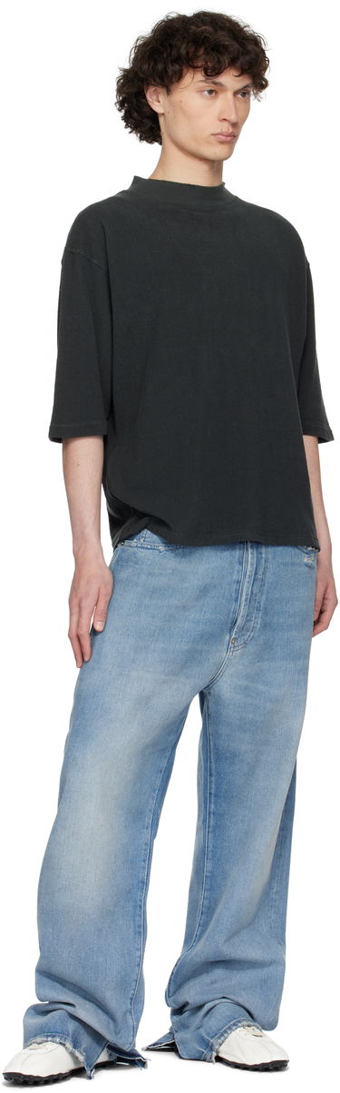 Тениска Maison Margiela Maison Margiela Stamp Logo T-Shirt Сиво | S50GC0713 M20057, 3