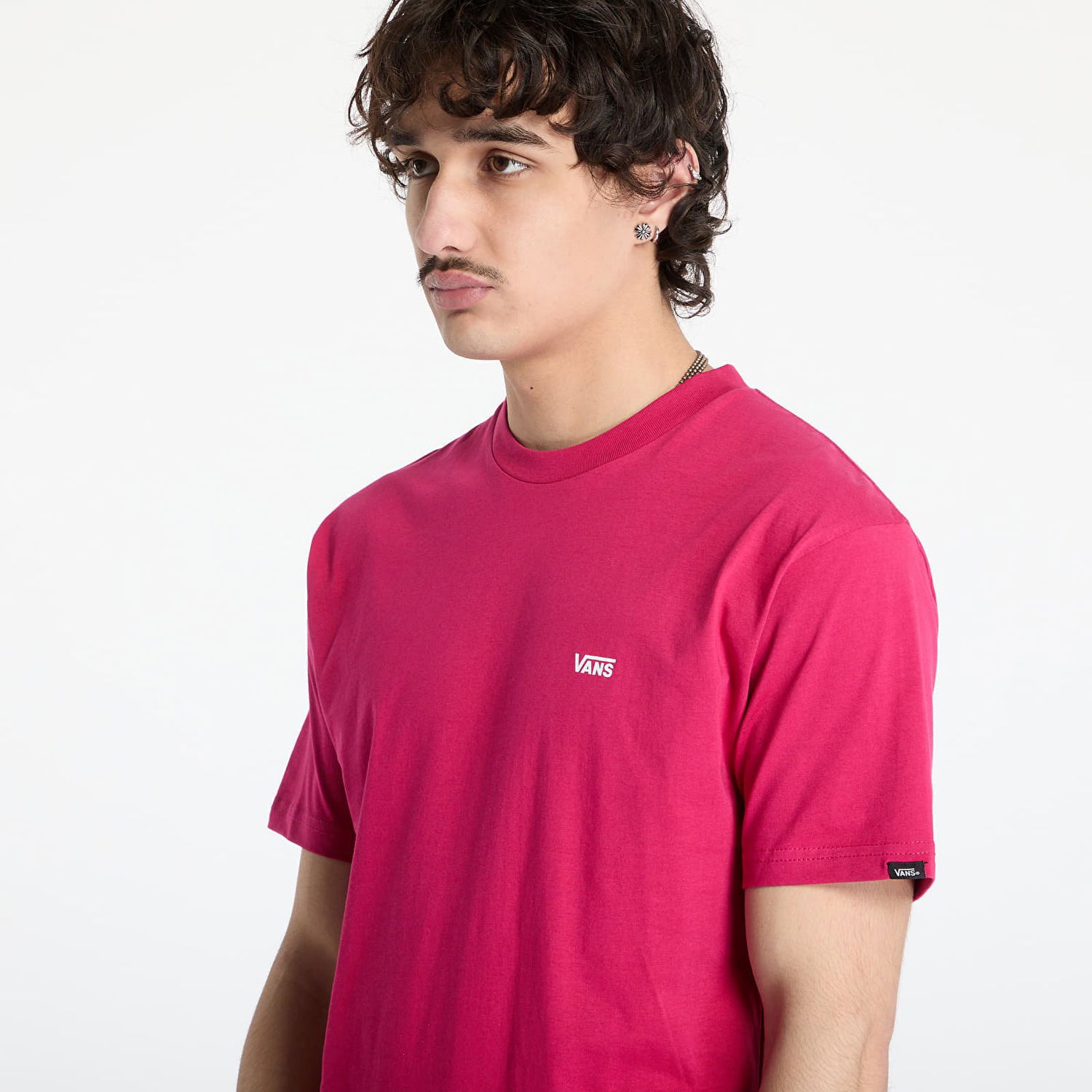 Тениска Vans Vans Left Chest Logo T-Shirt Розово | VN0A3CZEC9L1, 1