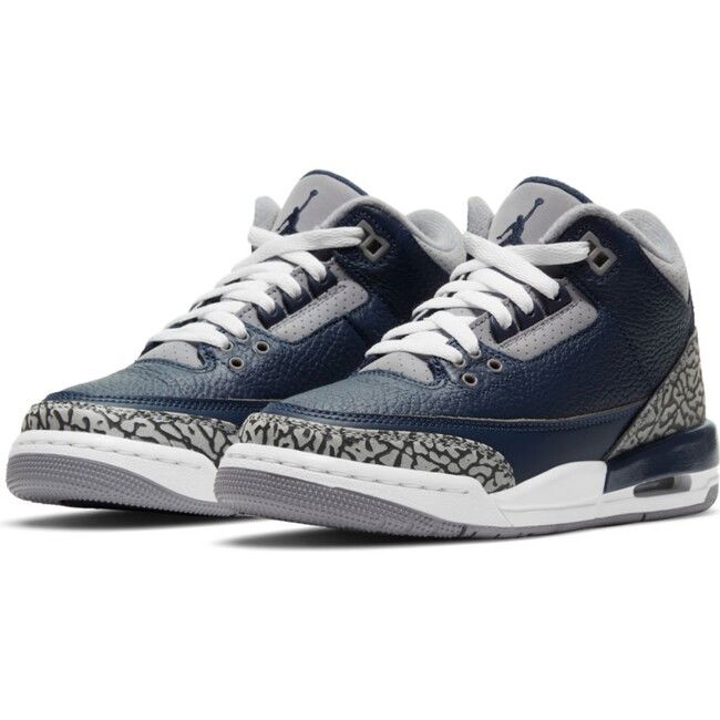 Кецове и обувки Jordan Air Jordan 3 Retro "Georgetown" GS Тъмно синьо | 398614-401, 1