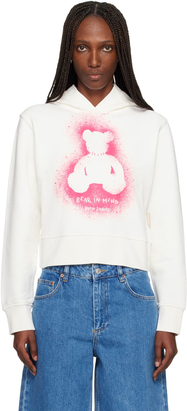 Spray Bear Fitted Hoodie