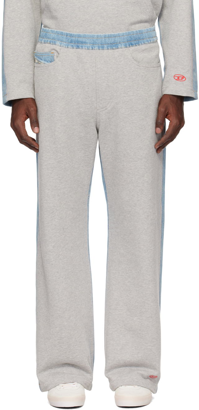 Gray & Blue P-Sol-Den Sweatpants