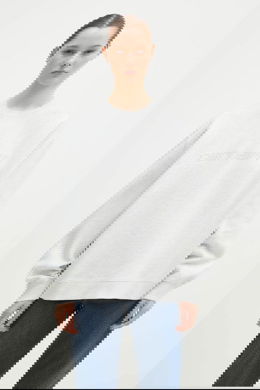 Суитчър Carhartt WIP Rivet Script Sweatshirt Сиво | I034420.1DQXX, 0