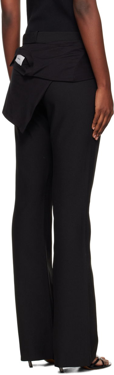 Панталони Coperni Coperni Jersey Wrap Trousers Черно | COPP140F3004, 2