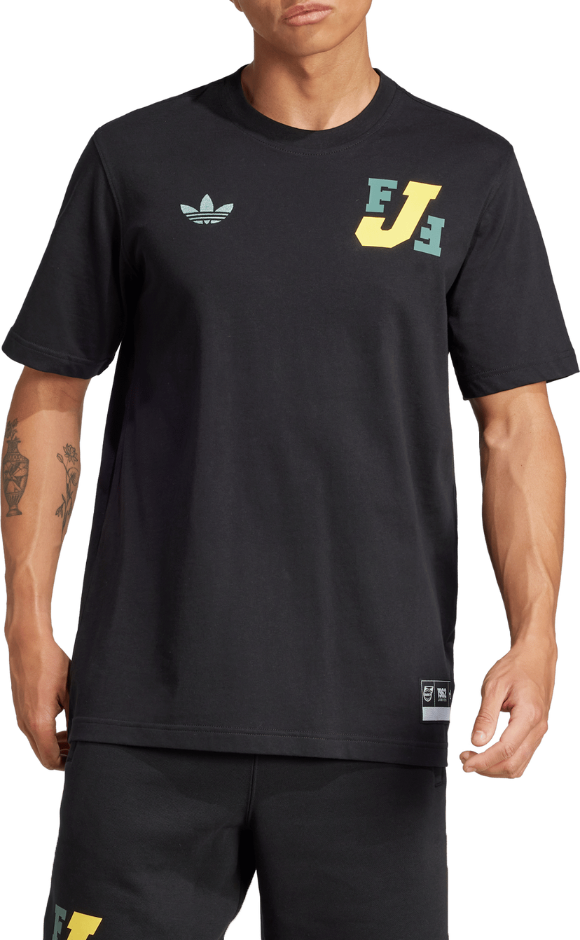Тениска adidas Originals adidas Originals JAMAICA VRCT T-Shirt Черно | je5331