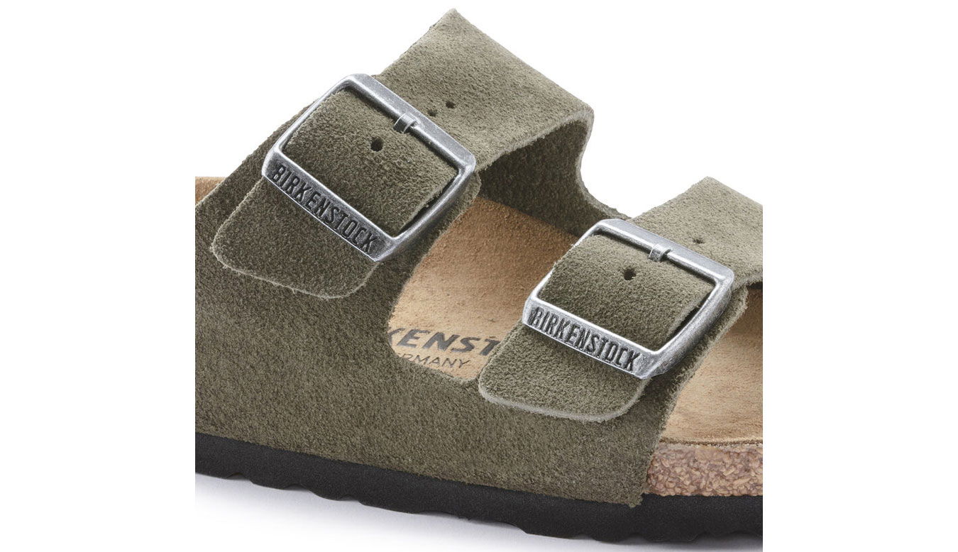 Кецове и обувки Birkenstock Arizona BS Thyme Narrow Fit Зелено | 1025047, 1