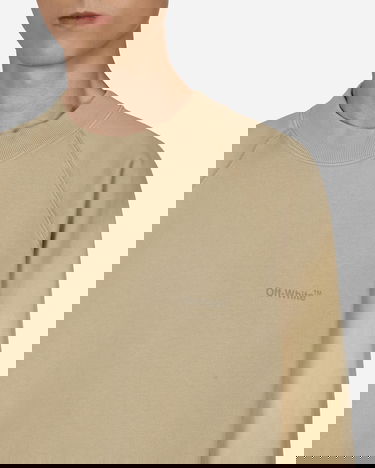 Суитчър Off-White Vintage Crewneck Sweatshirt Бежово | OMBA056F22FLE001 1717, 5