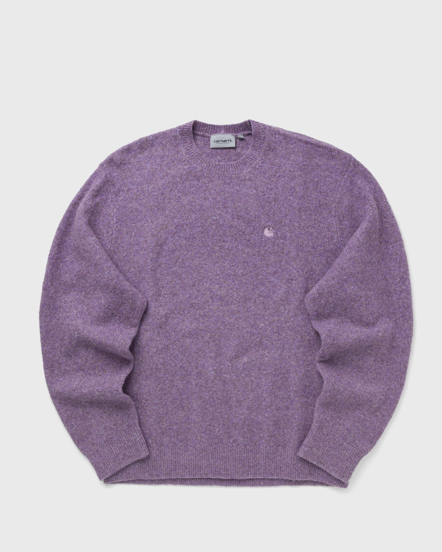 Пуловер Carhartt WIP Curtis Crewneck Sweater Лилаво | I035394-3B0.XX, 1