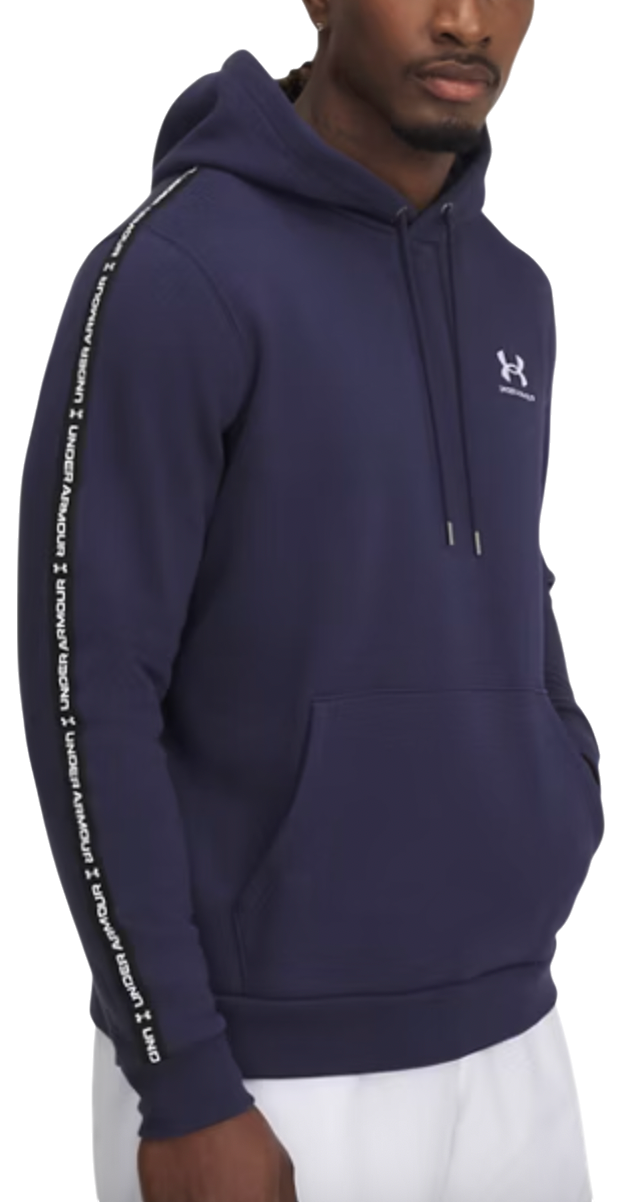 Суитчър Under Armour Under Armour UA Icon Fleece HD Taping Hoodie Тъмно синьо | 1389356-410, 0
