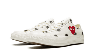 Кецове и обувки Converse Comme des Garçons PLAY x Chuck Taylor All-Star 70s OX Бяло | 157249C, 3