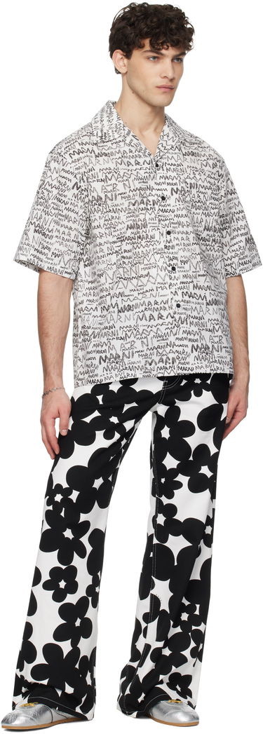 Карго панталони Marni Marni Dillies Print Cargo Pants Бяло | PUMU0287A0 UTC462, 3