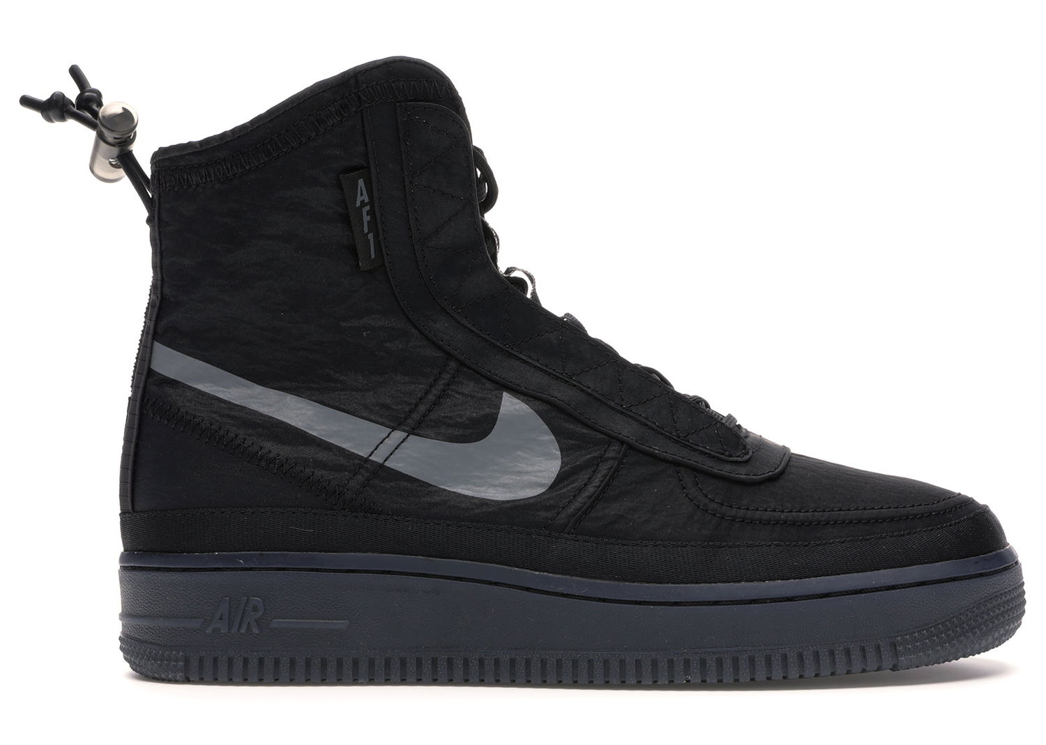 Кецове и обувки Nike Air Force 1 Shell Black W Черно | BQ6096-001, 0