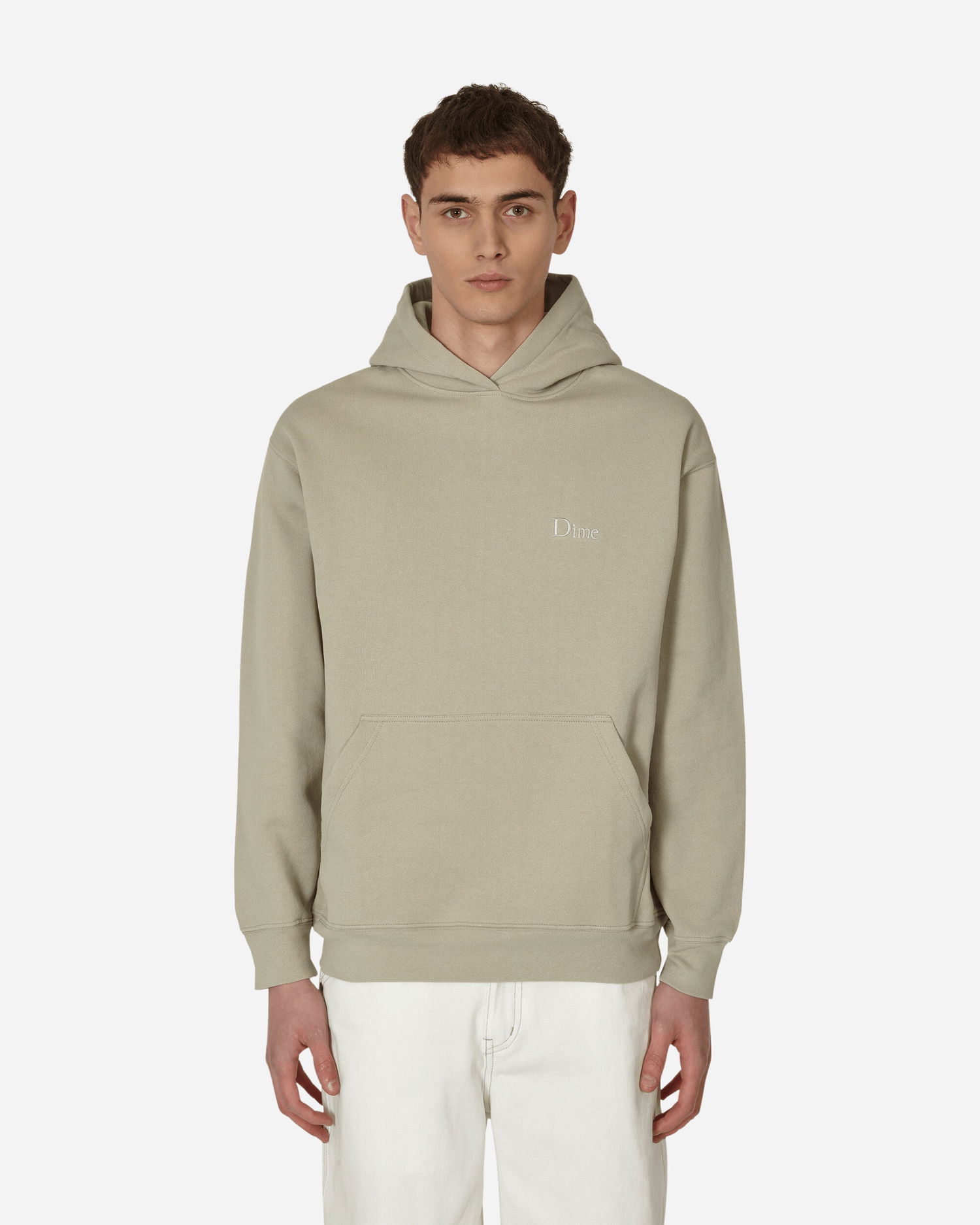 Суитчър Dime Classic Small Logo Hooded Sweatshirt Green Бежово | DIMEHO17 LIG, 0