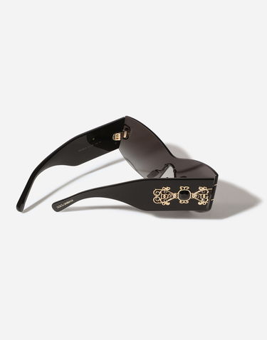 Слънчеви очила Dolce & Gabbana Dolce & Gabbana DNA Shield Sunglasses Черно | VG4526VP1879V000, 3