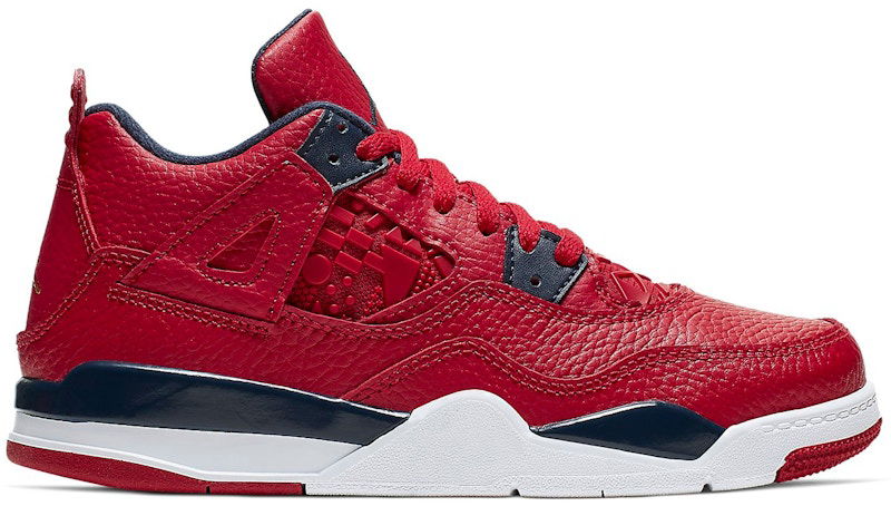 Кецове и обувки Jordan Jordan 4 Retro FIBA (2019) Червено | BQ7669-617, 0