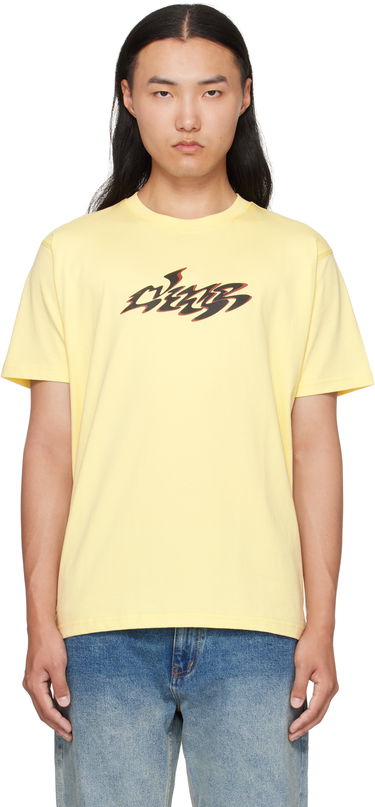 Тениска Dime Dime Disco T-Shirt Жълто | DIMEFA2559ICRE, 0
