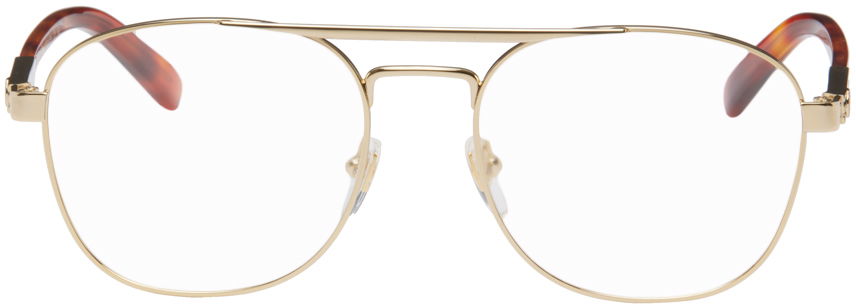 Слънчеви очила Gucci Aviator Бежово | GG1290O, 0