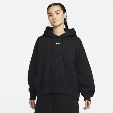 Суитчър Nike Sportswear Phoenix Fleece Over-Oversized Pullover Hoodie Черно | DQ5858-010, 0