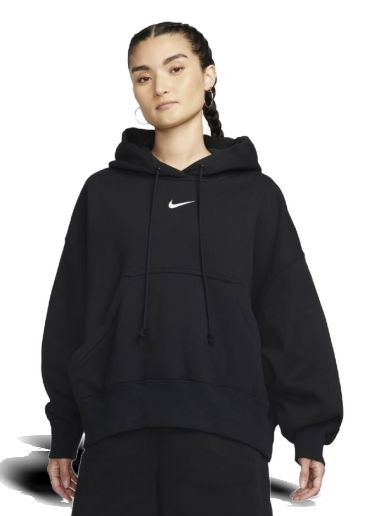 Суитчър Nike Sportswear Phoenix Fleece Over-Oversized Pullover Hoodie Черно | DQ5858-010