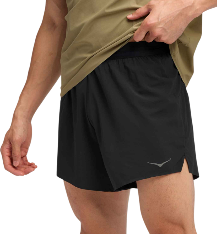 Къси панталони Hoka One One Hoka Glide 5" Shorts with Brief Черно | 1176971-blk