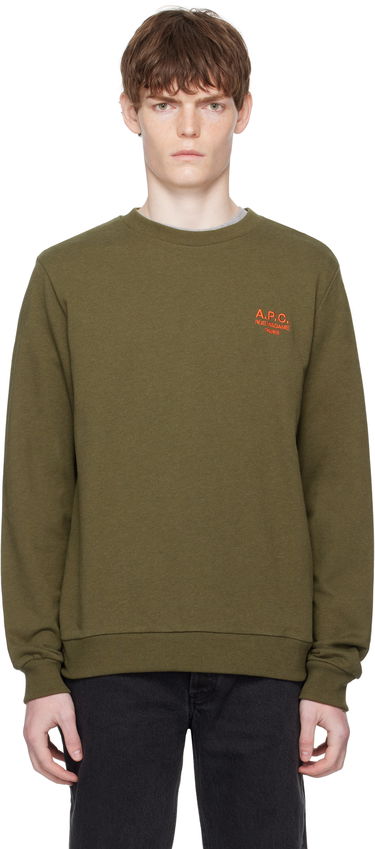 Суитчър A.P.C. A.P.C. Rue Madame Standard Sweatshirt Зелено | COHGR-M27913, 0