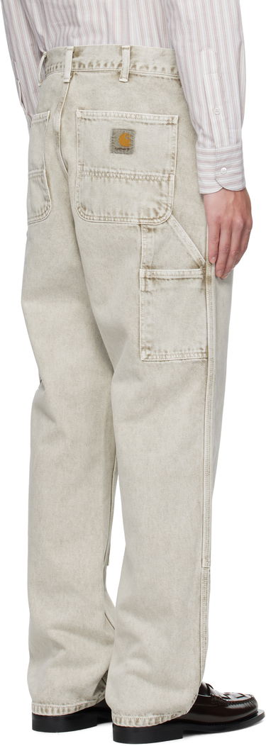 Дънки Carhartt WIP Carhartt WIP Double Knee Jeans Бежово | I035825, 2