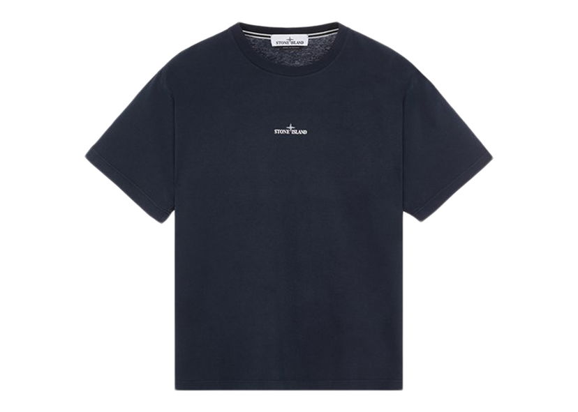 Тениска Stone Island Short Sleeve 'Scratched Paint One' T-Shirt Dark Blue Черно | 80152RC89 - V0024