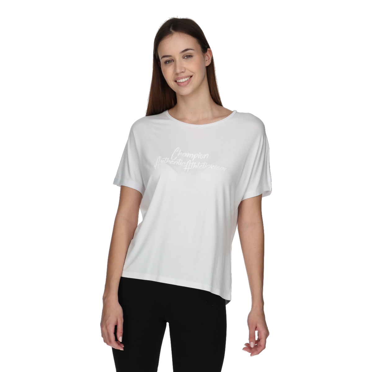 Тениска Champion Authentic Athleticwear T-Shirt Бяло | 117619-WW001, 0