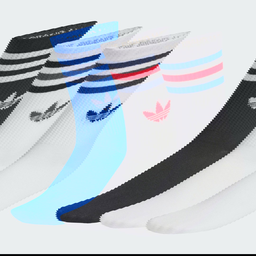 Чорапи adidas Performance 3-Stripes Crew Socks 3-Pack Многоцветен | KD8252, 0